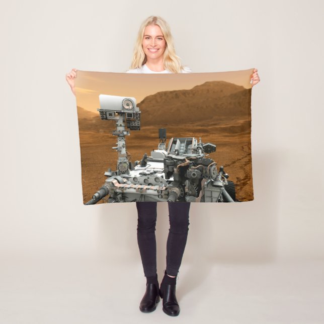Mars Science Laboratory Curiosity Rover. 3 Fleece Blanket (In Situ)