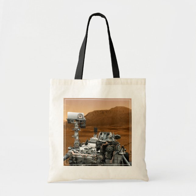 Mars Science Laboratory Curiosity Rover. 3 Tote Bag (Front)