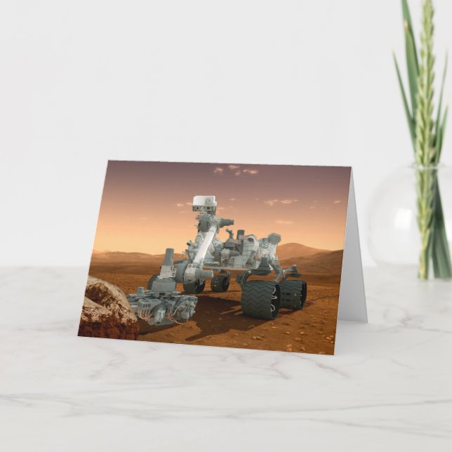 Mars Science Laboratory Curiosity Rover. 4 Card (Front)
