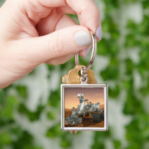 Mars Science Laboratory Curiosity Rover. 4 Keychain