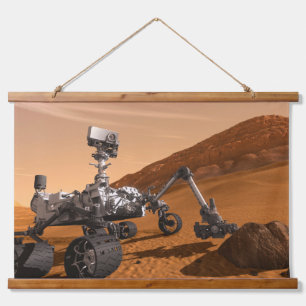 Mars Science Laboratory Curiosity Rover. Hanging Tapestry
