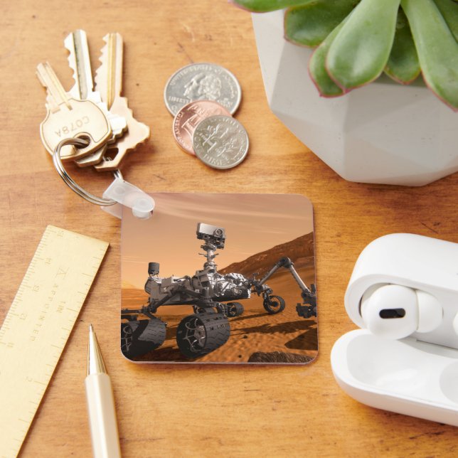 Mars Science Laboratory Curiosity Rover. Keychain (Desk)