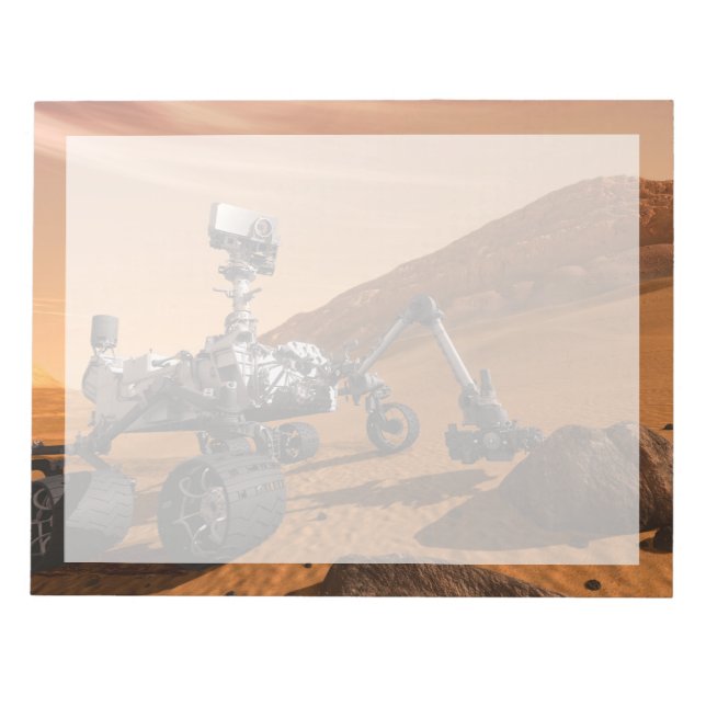 Mars Science Laboratory Curiosity Rover. Notepad (Front)