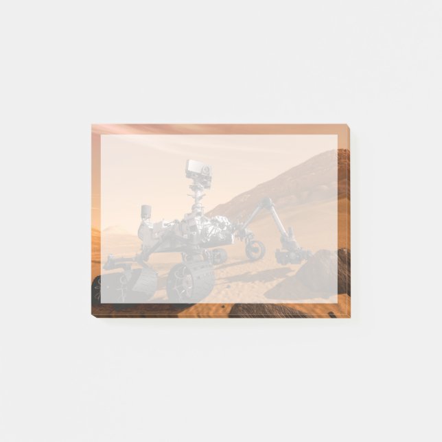 Mars Science Laboratory Curiosity Rover. Post-it Notes (Front)