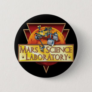 Mars Science Laboratory Mission Logo 2 Inch Round Button
