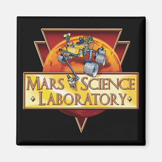 Mars Science Laboratory Mission Logo Magnet (Front)