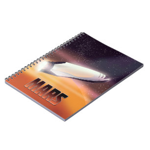 Mars Space poster Notebook