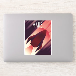 Mars Starship Art Deco Space Art