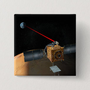 Mars Telecommunications Orbiter 2 Inch Square Button