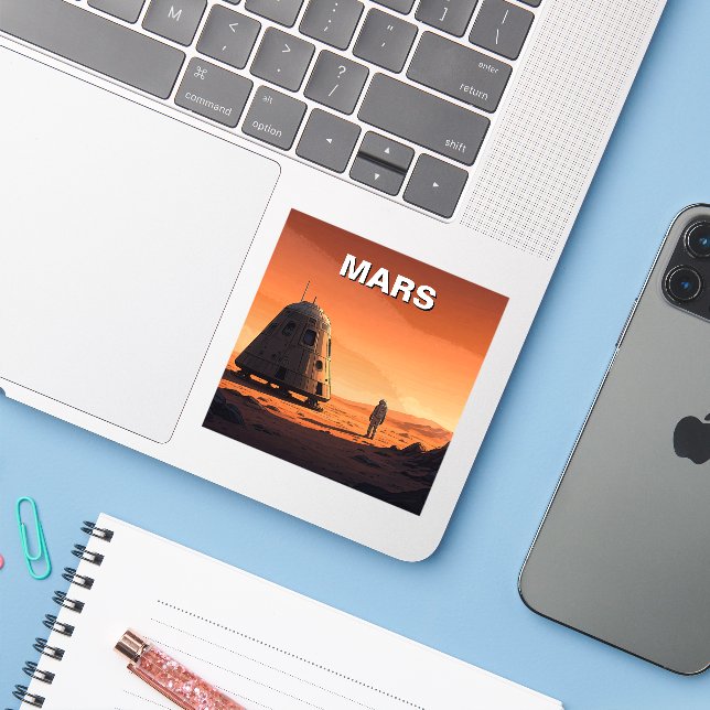 Mars Travel (Laptop w/ iPhone)