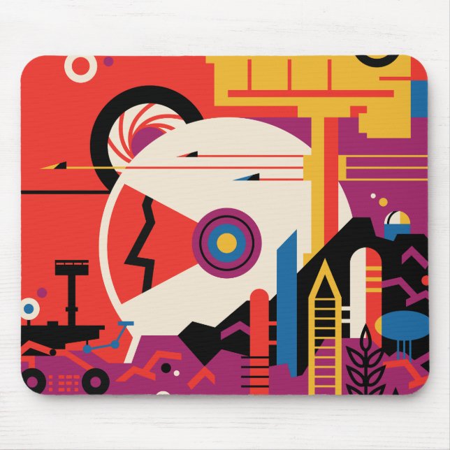 “Mars” – Visions of the Future Mousepad (Front)