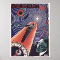 Mars Voyage Poster soviétique