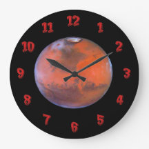 Mars Wall Clock.