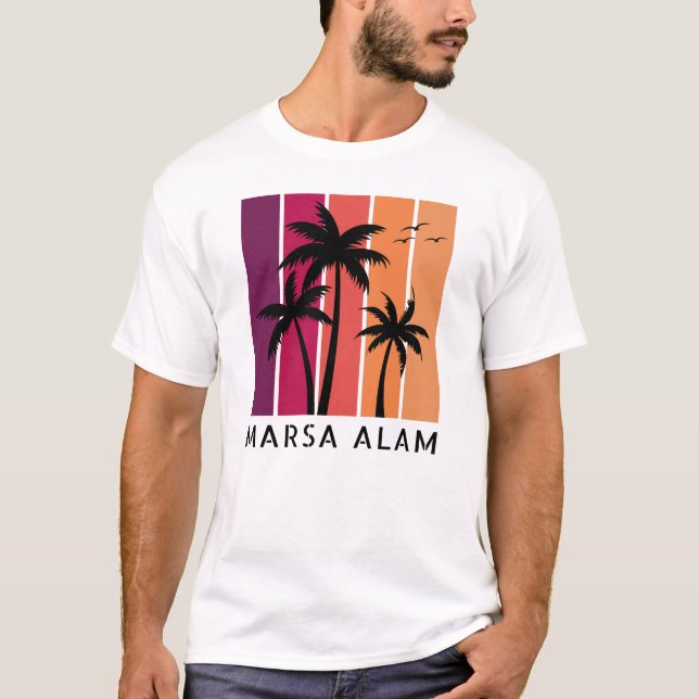 Marsa Alam Vintage Sunset T-Shirt (Front)