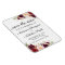 Marsala and Pink Floral Save the Date Magnets