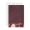 Marsala Burgundy Floral Lace String Lights Wedding