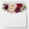 Marsala Burgundy Watercolor Flowers Bouquet