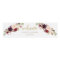 Marsala Floral Wedding Welcome Water Bottle Label
