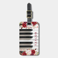 marsala flowers piano design