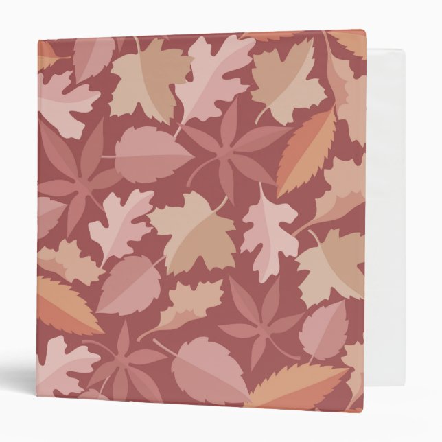 Marsala leaves pattern binder (Front/Inside)