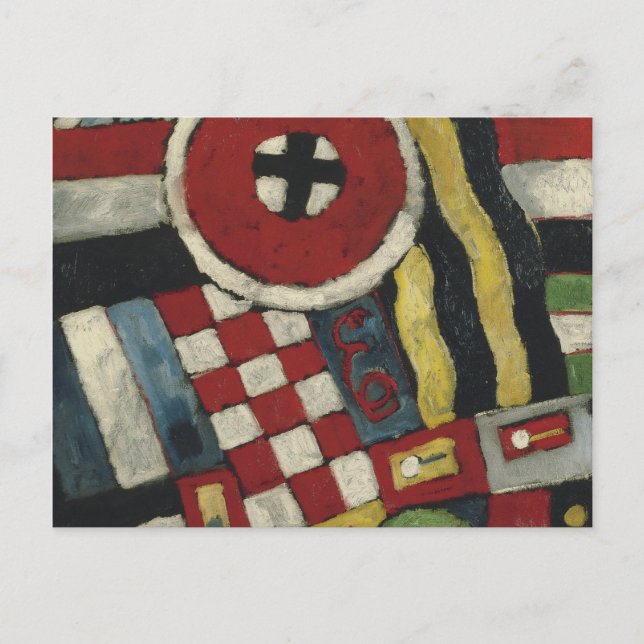 Marsden Hartley - Berlin Abstraction Holiday Postcard (Front)