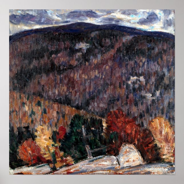 Marsden Hartley Landscape No. 25 Poster (Front)