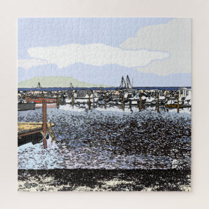 Marseillan South of France 20 x 20 Jigsaw Puzzle