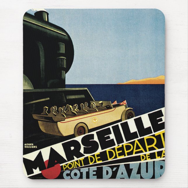 Marseille ~ Cote D'Azur Mouse Pad (Front)