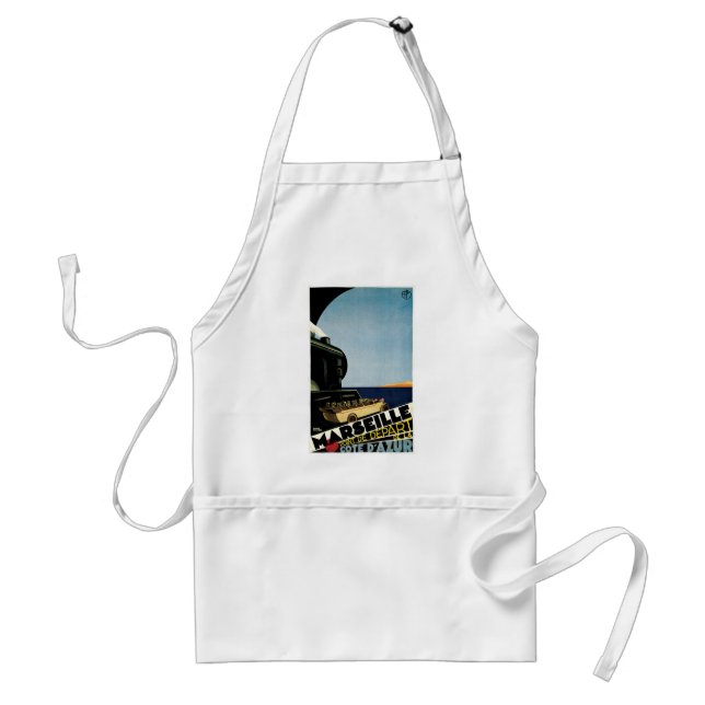 Marseille ~ Cote D'Azur Standard Apron (Front)