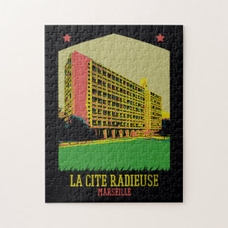 Marseille France, Cité Radieuse by Le Corbusier Jigsaw Puzzle