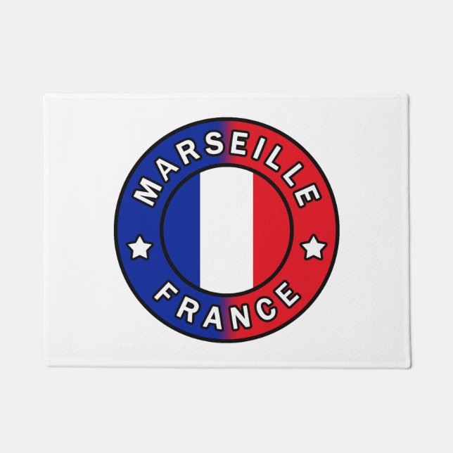 Marseille France Doormat (Front)