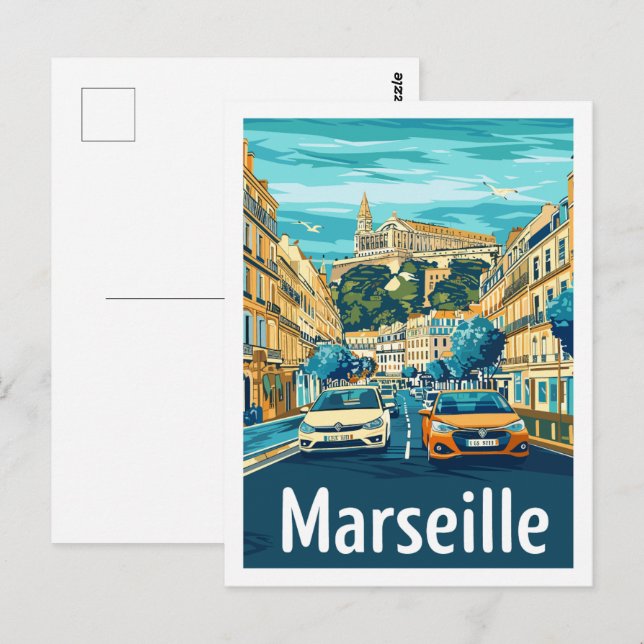 Marseille France Famous Travel Place Postcard (Front/Back)