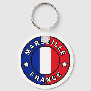 Marseille France Keychain