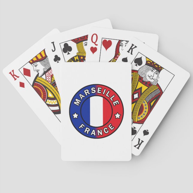 Marseille France Playing Cards (Back)