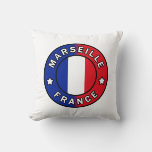Marseille France Throw Pillow