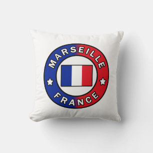Marseille France Throw Pillow