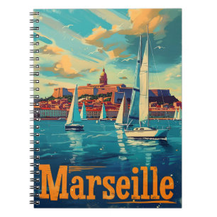Marseille Sunshine: Sailing Bliss Mediterranean Notebook