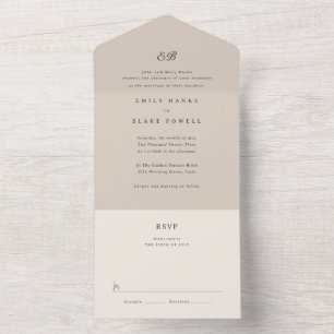 Marseille Wedding Invitation