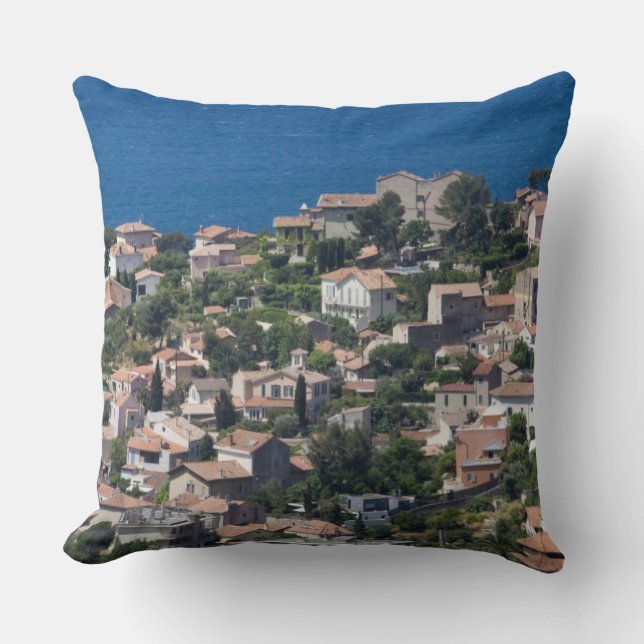 Marseilles, France Throw Pillow (Front)