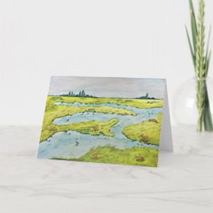 Marsh Folded Card
