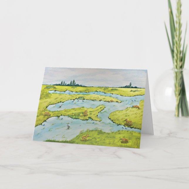 Marsh Folded Card (Front)