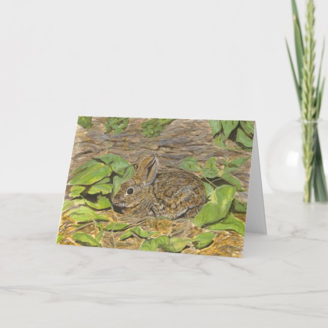 Marsh Rabbit Note Card (Front)