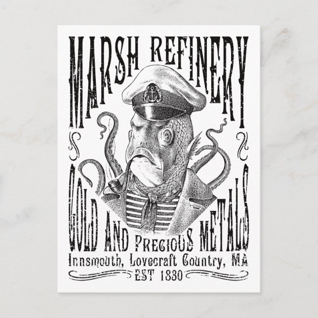 Marsh Refining Company Innsmouth Lovecraft Postcard (Front)