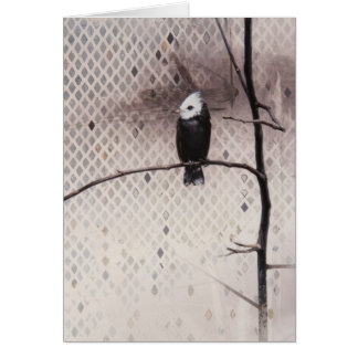 Marsh Tyrant Blank Card by Andrew Denman