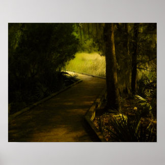 Marsh Walk Poster | Rustic Nature Photography 