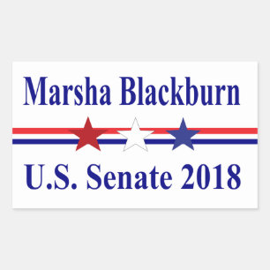 Marsha Blackburn Senate 2018 Tennessee Sticker