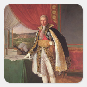 Marshal Andre Massena  Duke of Rivoli, 1814 Square Sticker