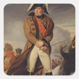 Marshal Michel Ney  Duke of Elchingen Square Sticker