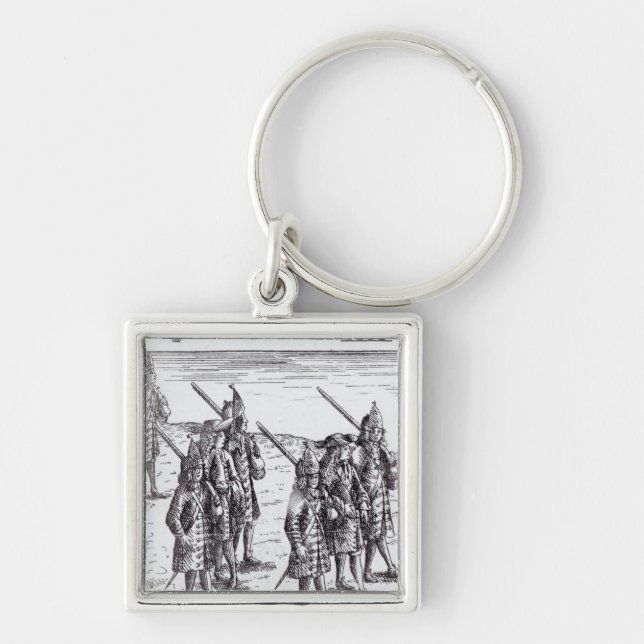 Marshal Tallard and other French Generals Keychain (Front)
