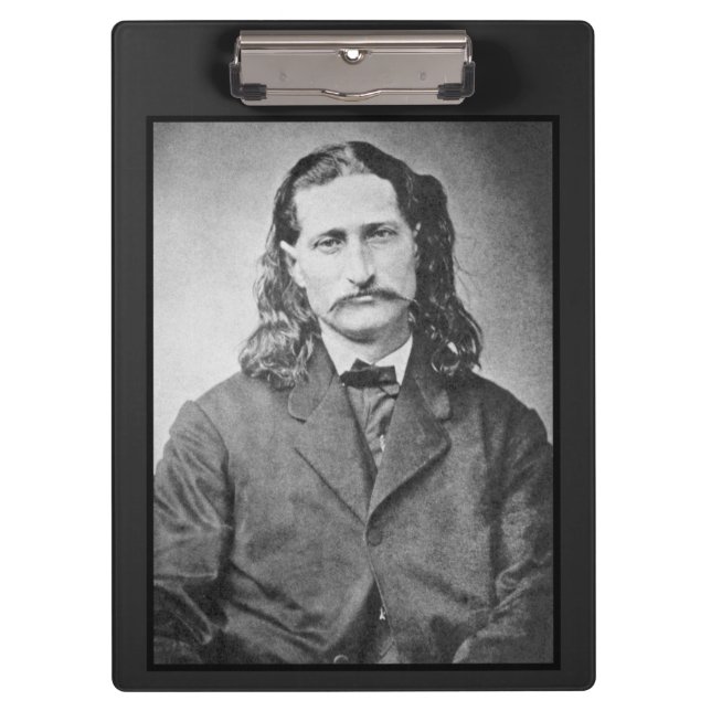 Marshal Wild Bill Hickok Old West Gunfighter Clipboard (Front)